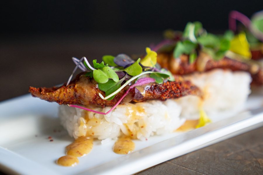 Davin Waite - BBQ Plantain Nigiri