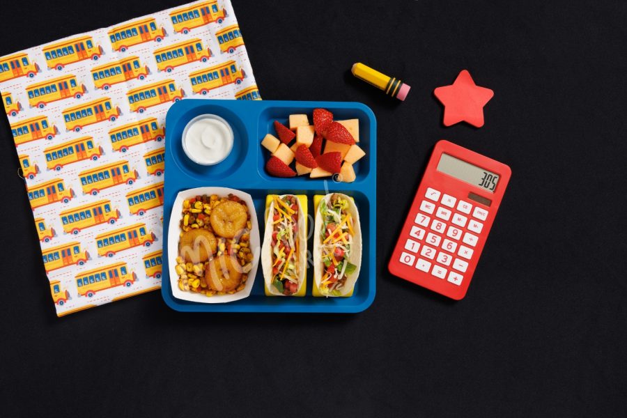 Plantain Rounds with Beef and Veggie Tacos and Mexicali Corn K12 - WATERMARK