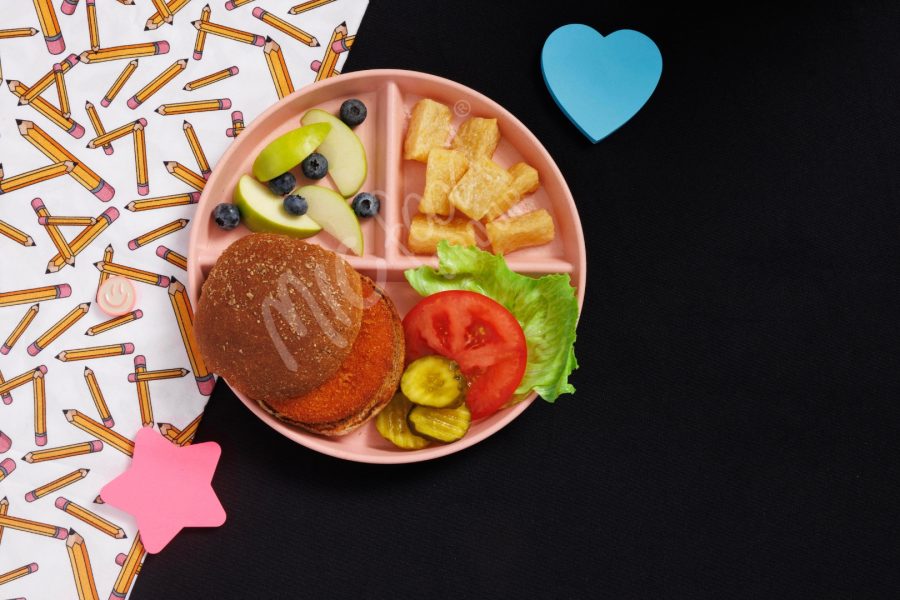 Yuca Croutons with Hot Chicken Sandwich K12 - WATERMARK